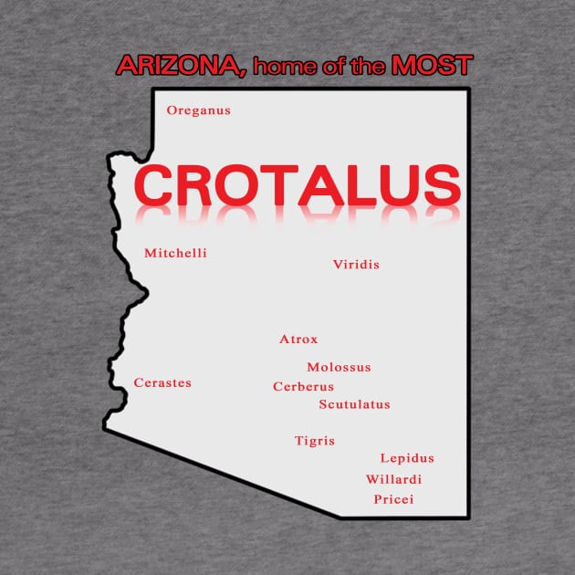 Crotalus (Rattlesnake) Map (State) by TopsyTriceratops